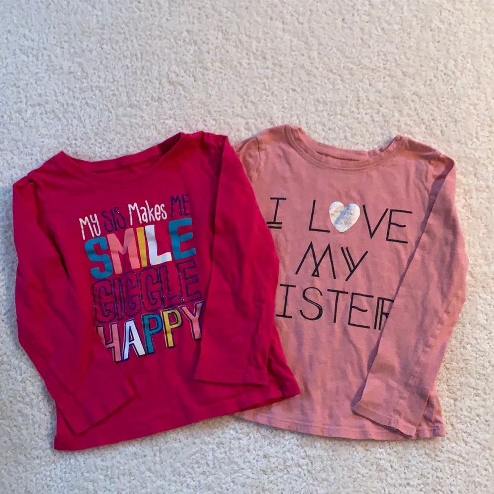 Old Navy and 1989 Place Sister Long Sleeve T-Shirt Bundle